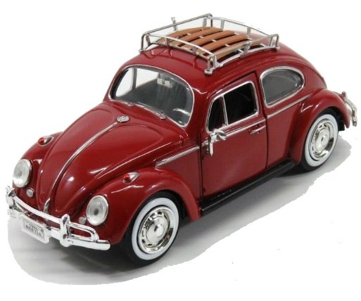 VW Volkswagen Käfer // Beetle MotorMax 1:24 1966 darkred