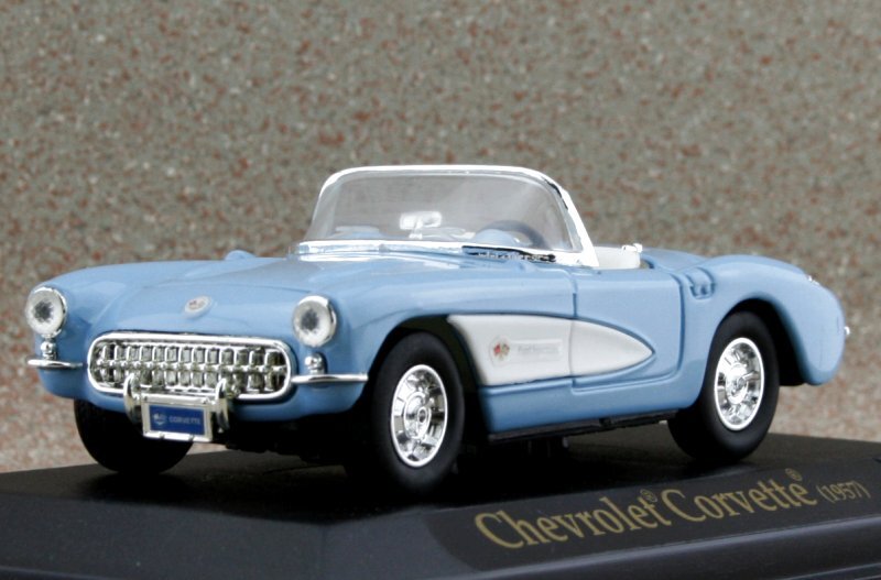 CHEVROLET Corvette - 1957 - lightblue - YATMING 1:43