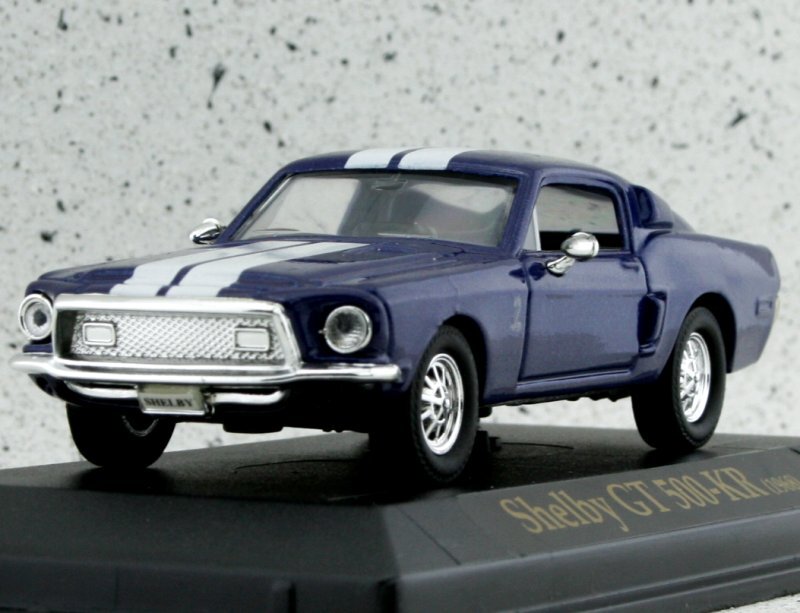 FORD Shelby Mustang GT 500-KR - 1968 - bluemetallic - YATMING 1:43