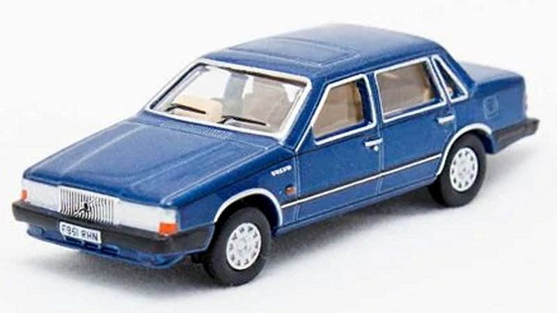 VOLVO 760 - bluemetallic - Oxford 1:76