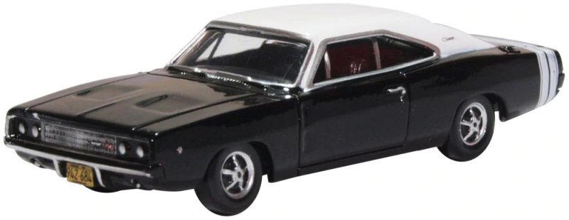 DODGE Charger - 1968 - black - Oxford 1:87