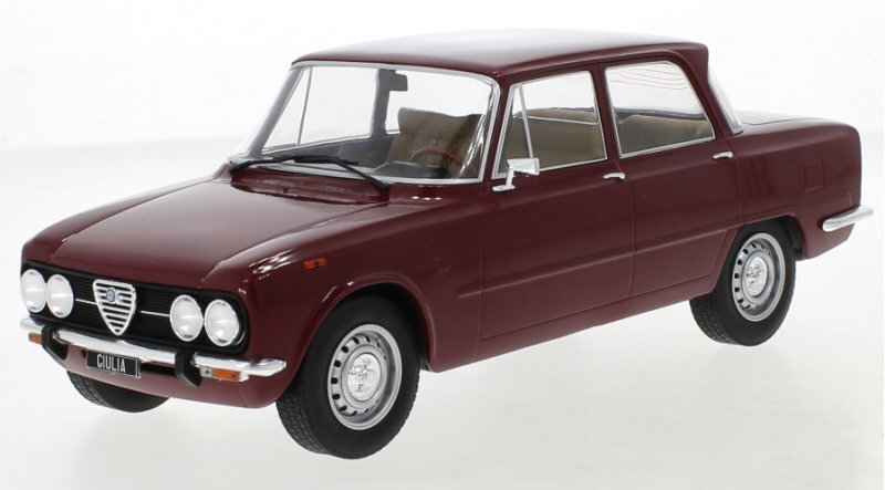 ALFA ROMEO Giulia Nuova Super - 1974 - darkred - MCG 1:18