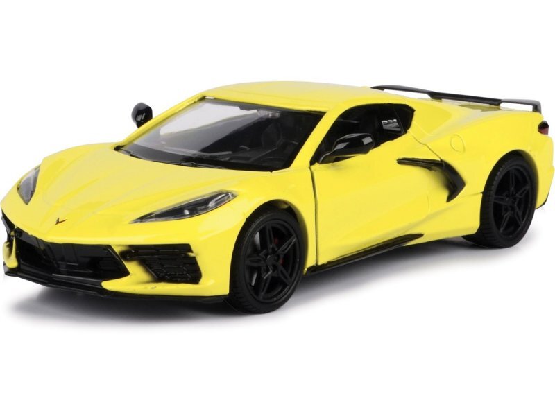 CHEVROLET Corvette C8 - 2020 - yellow - MotorMax 1:24