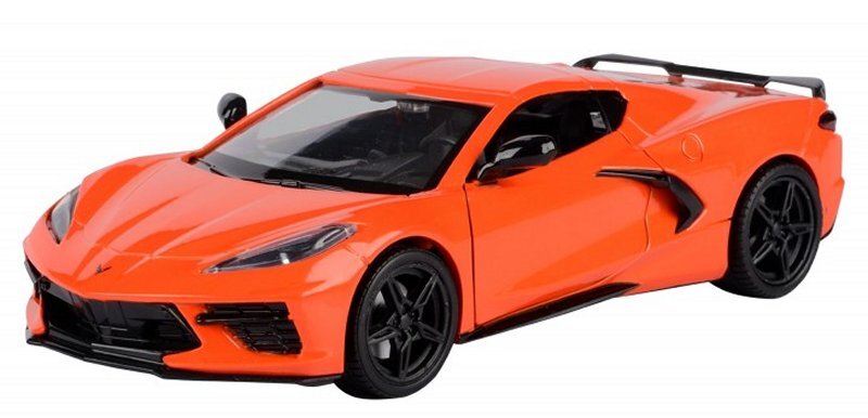 CHEVROLET Corvette C8 - 2020 - orange - MotorMax 1:24