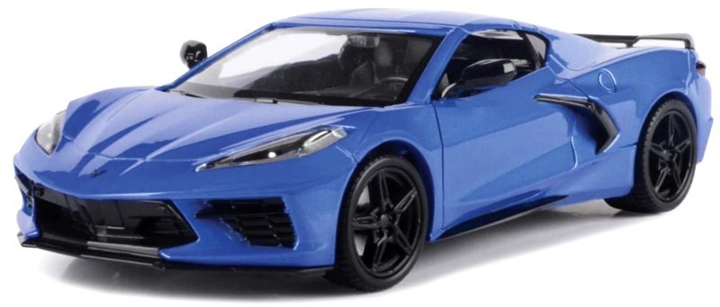 CHEVROLET Corvette C8 - 2020 - bluemetallic - MotorMax 1:24