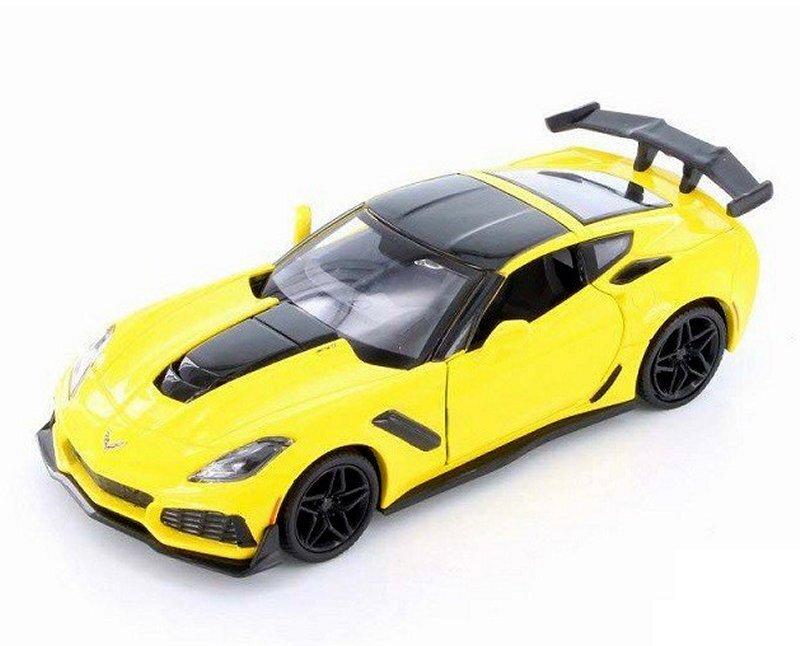 CHEVROLET Corvette ZR1 - 2019 - yellow - MotorMax 1:24