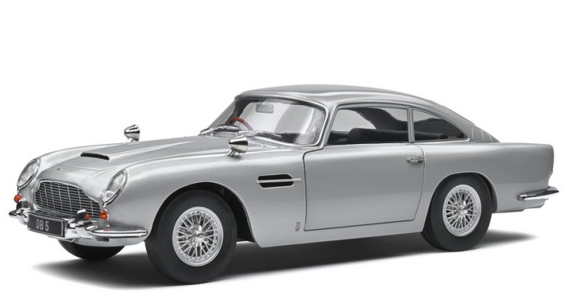 ASTON MARTIN DB5 - 1964 - silver - SOLIDO 1:18