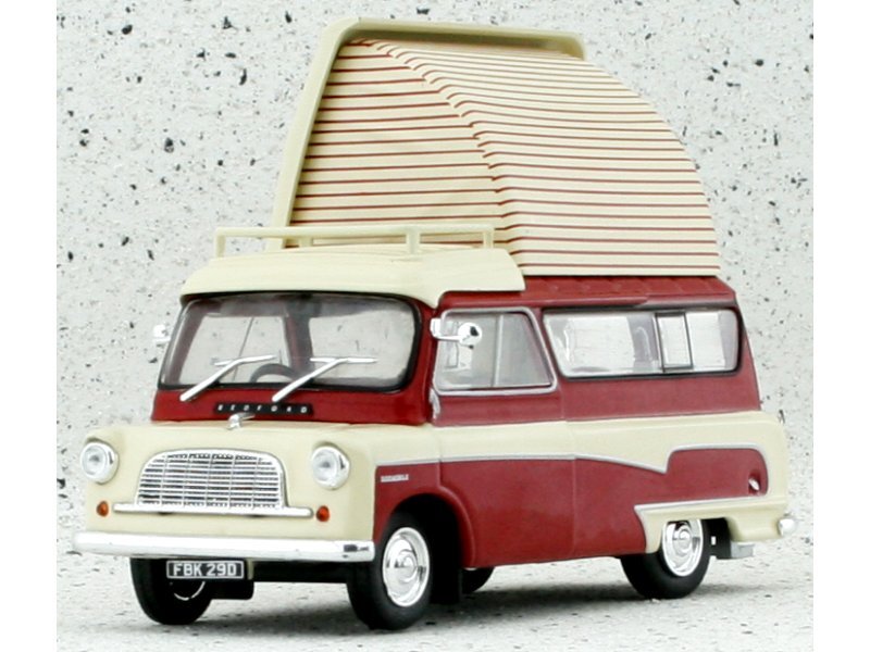 BEDFORD Ca Dormobile - Camping Car - red / cream - Atlas 1:43