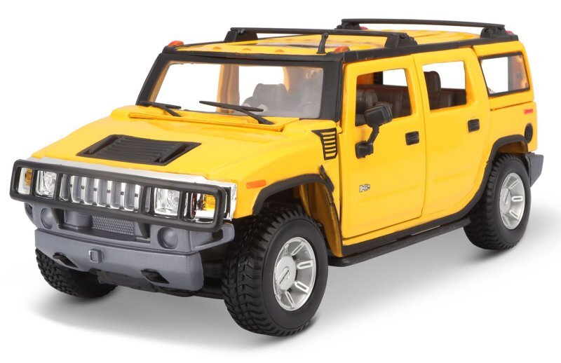 AMC HUMMER H2 SUV - 2003 - yellow - Maisto 1:27