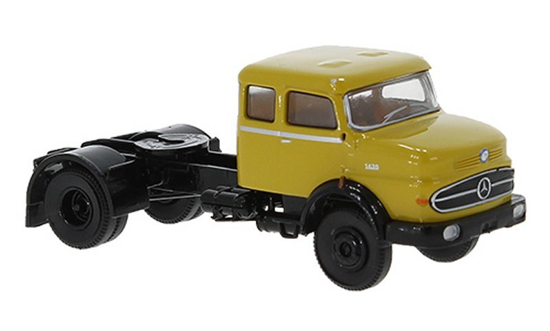 MB Mercedes Benz LS 1620 - 1970 - darkyellow - Brekina 1:87