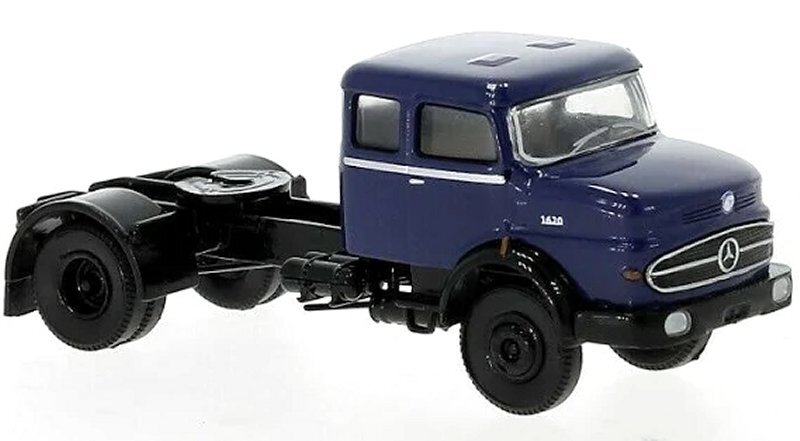 MB Mercedes Benz LS 1620 - 1970 - darkblue - Brekina 1:87