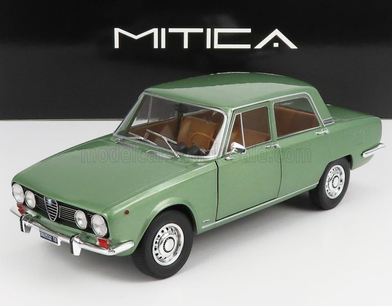 ALFA ROMEO 1750 Berlina - 2nd Series - 1969 - verde oliva met - MITICA 1:18