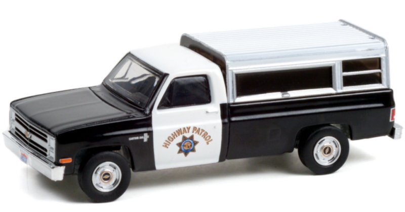 CHEVROLET C-10 - 1987 - california Highway Patrol - Greenlight 1:64