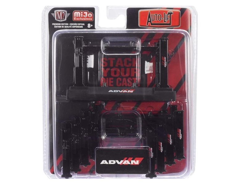 ADVAN Auto-Lift Garage / 5 Stock - black - M2 Machines 1:64