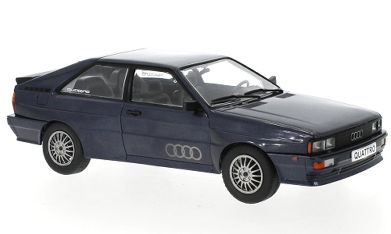 AUDI Quattro B2 Coupe - 1981 - darkbluemetallic - WhiteBox 1:24