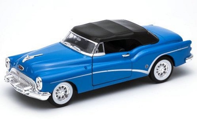 BUICK Skylark - top closed - 1953 - blue - WELLY 1:24