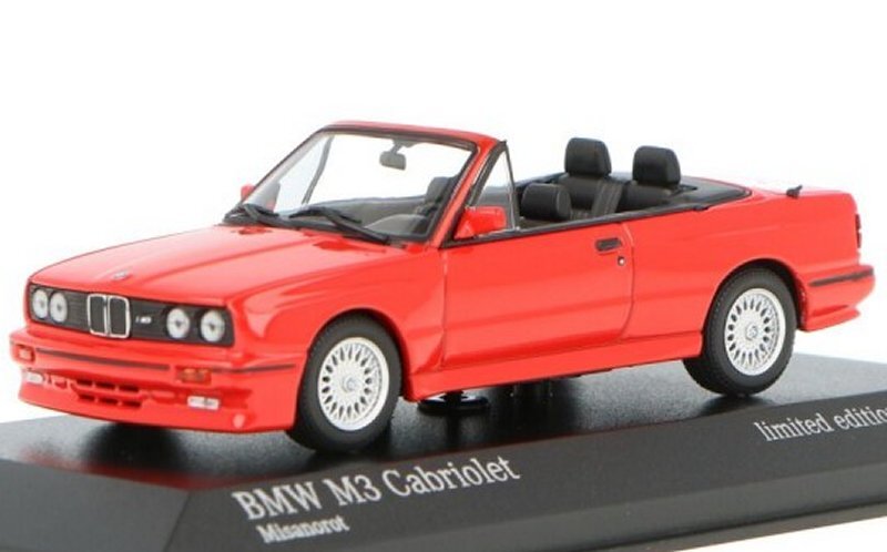 BMW M3 Cabrio - E30 - 1988 - red - Minichamps 1:43