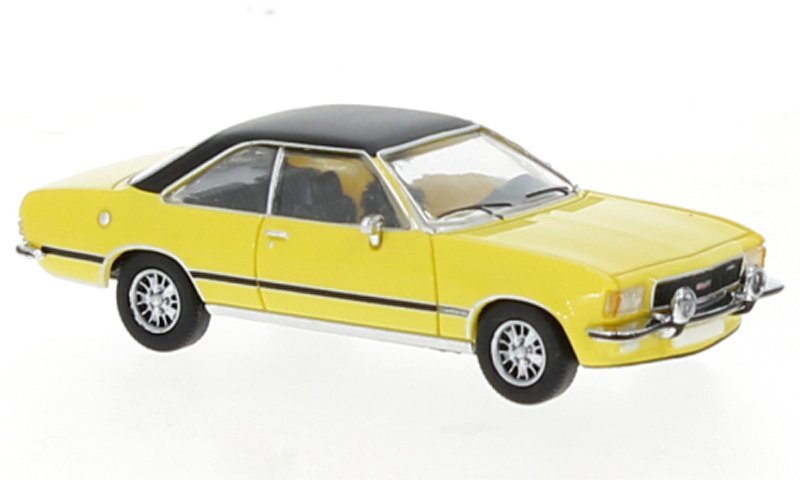 OPEL Commodore B Coupe - 1972 - yellow / black - Premium Classixxs 1:87