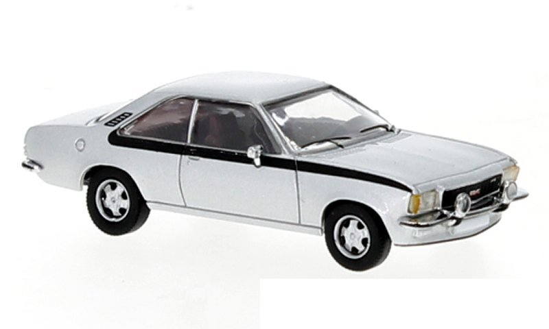 OPEL Commodore B Coupe - 1972 - silver - Premium Classixxs 1:87