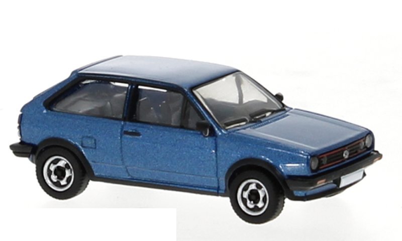 VW Volkswagen Polo II Coupe - 1985 - bluemetallic - Premium Classixxs 1:87