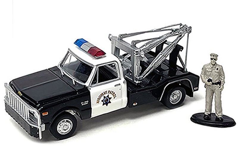 CHEVROLET C-30 Dually Wrecker 1969 California Highway Patrol - Greenlight 1:64