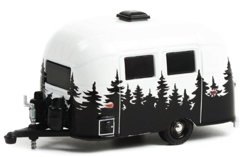 AIRSTREAM 16`Bambi - 1961 - black / white - Greenlight 1:64