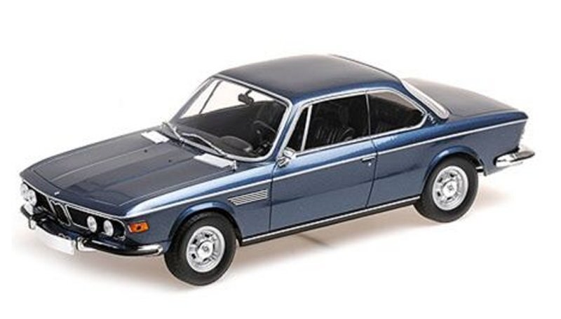 BMW 2800 CS - 1968 - bluemetallic - Minichamps 1:18