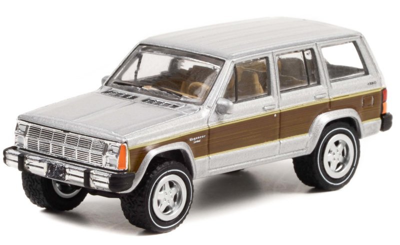 JEEP Cherokee Wagoneer - Mac Gyver - 1986 - silver - Greenlight 1:64