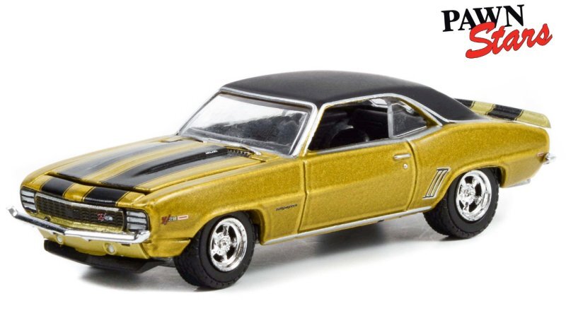 CHEVROLET Camaro - 1969 - gold / black - Greenlight 1:64