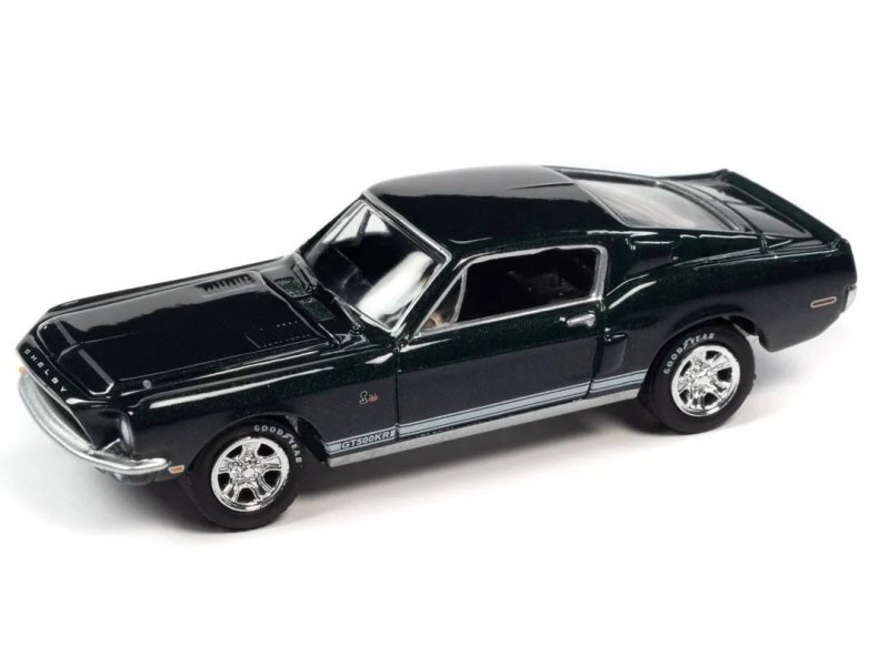 FORD Mustang SHELBY GT-500 KR - 1968 - highland green - Johnny Lightning 1:64