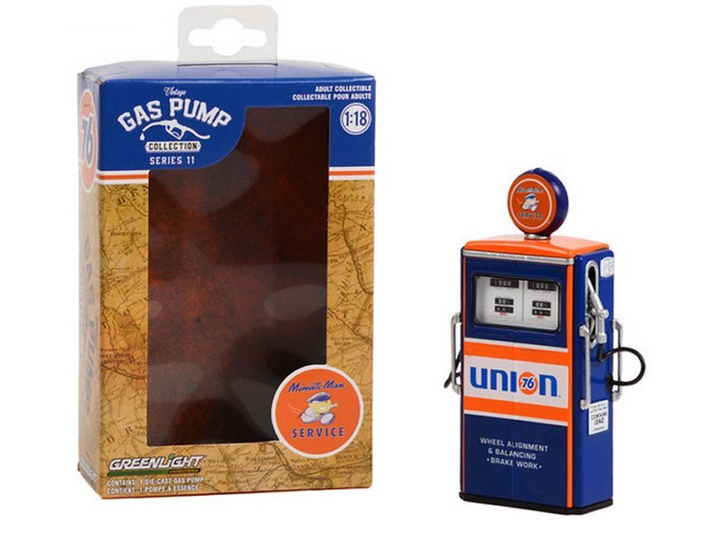 ZAPFSÄULE / GAS PUMP Tokheim 350 Twin - 1954 - Union 77 - Greenlight 1:18