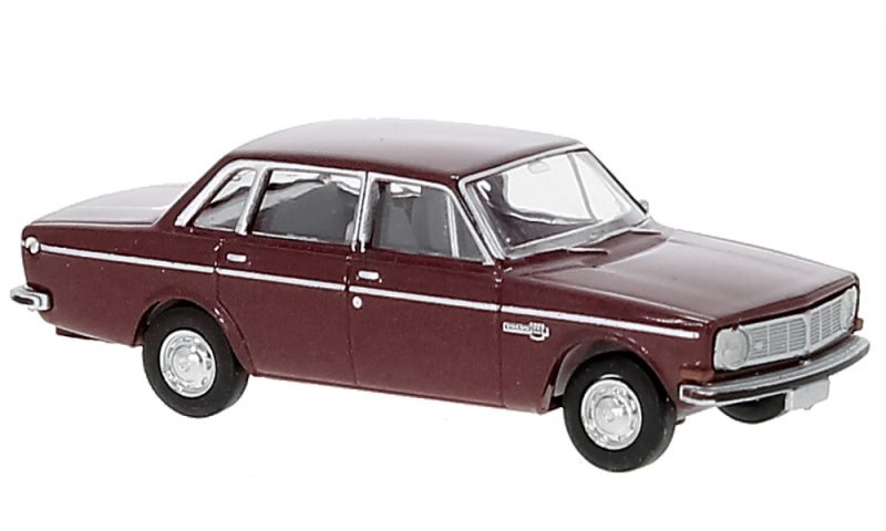 VOLVO 144 - 1966 - dark red metallic - Brekina 1:87