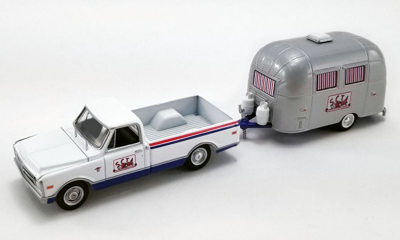 CHEVROLET C-10 + Airstream - 1968 - S.C.T.A. - ACME 1:64