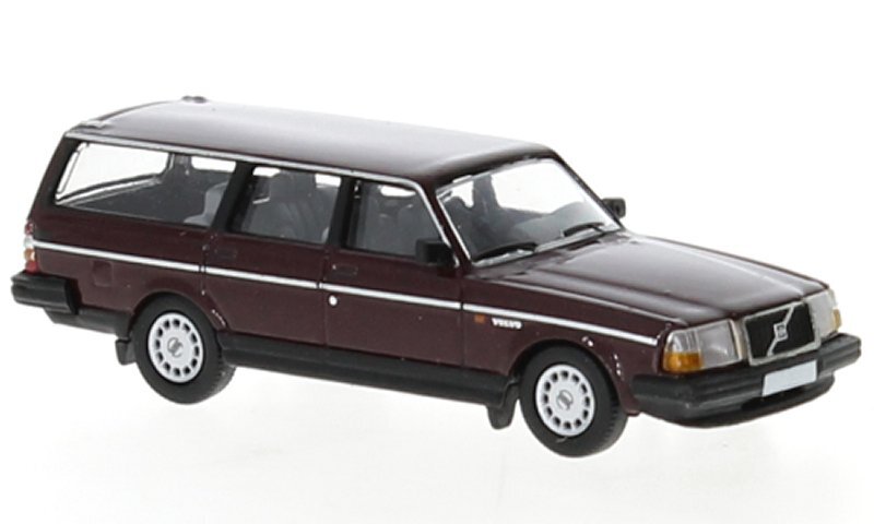 VOLVO 240 GL Kombi - 1989 - dark red metallic - PCX87 1:87