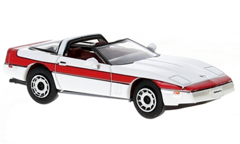 CHEVROLET Corvette C4 - Like A Team - 1984 - white - PCX87 1:87