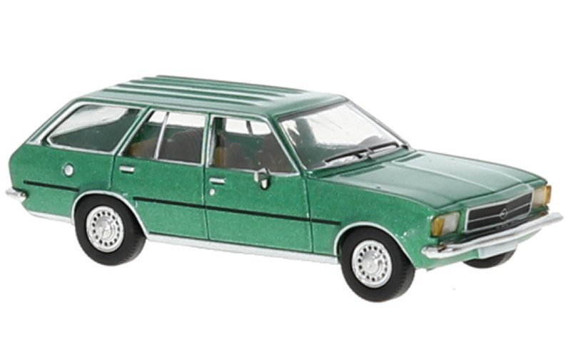 OPEL Rekord D Caravan - 1972 - greenmetallic - PCX87 1:87