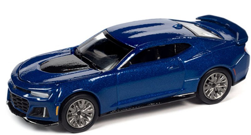 CHEVROLET Camaro ZL1 - 2018 - bluemetallic - Auto World 1:64