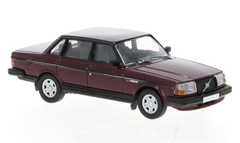 VOLVO 240 - 1989 - dark red metallic - PCX87 1:87