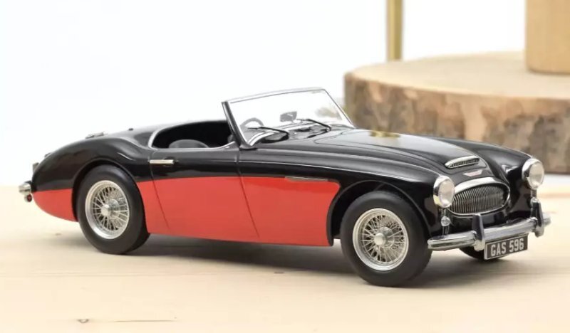 AUSTIN HEALEY 3000 Mk 2 - Limited 200 - 1961 - red / black - Norev 1:18