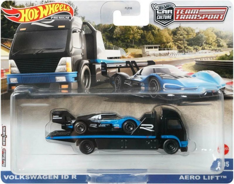 AERO LIFT # VW Volkswagen ID R - blue / black - Hot Wheels 1:64