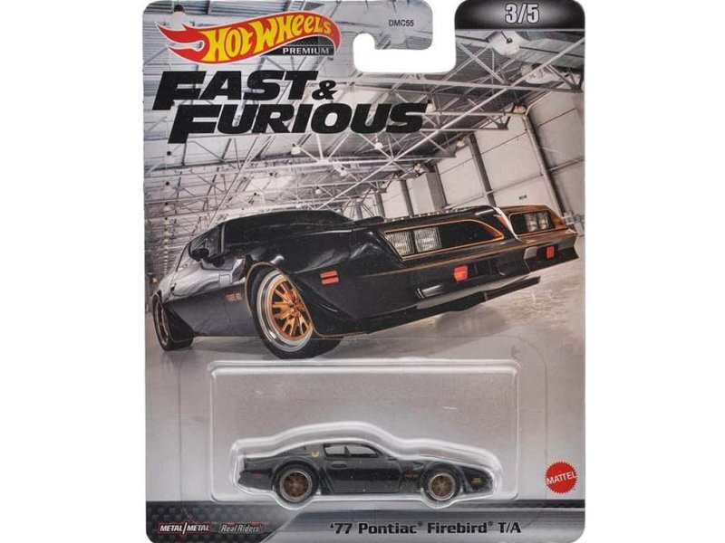 PONTIAC Firebird T/A - Fast & Furious - 1977 - black - Hot Wheels 1:64