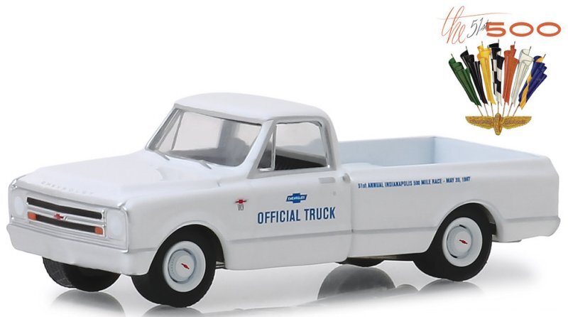 CHEVROLET C-10 Pick up - 51st Indianapolis 500 - 1967 - white - Greenlight 1:64
