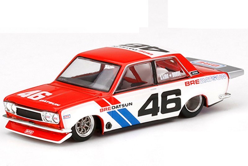 DATSUN 510 Pro Street BRE510 v2 - KAIDO HOUSE - 8-spoke wheels - Mini GT 1:64