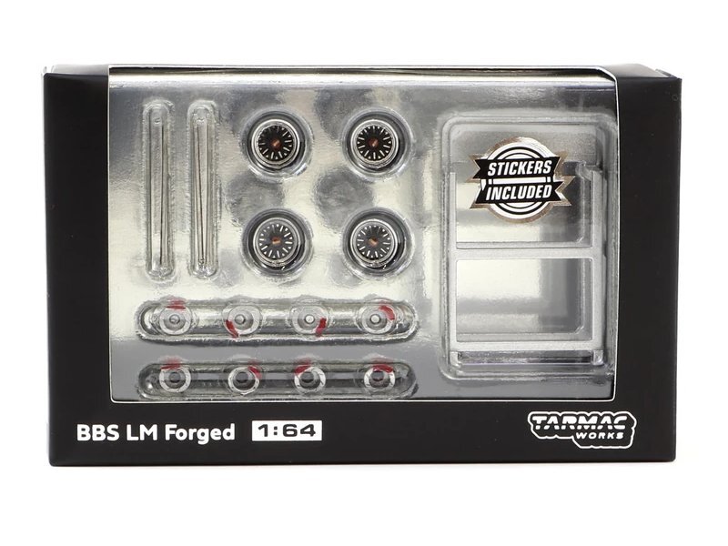 Accessories BBS LM Forged  - black - TARMAC 1:64