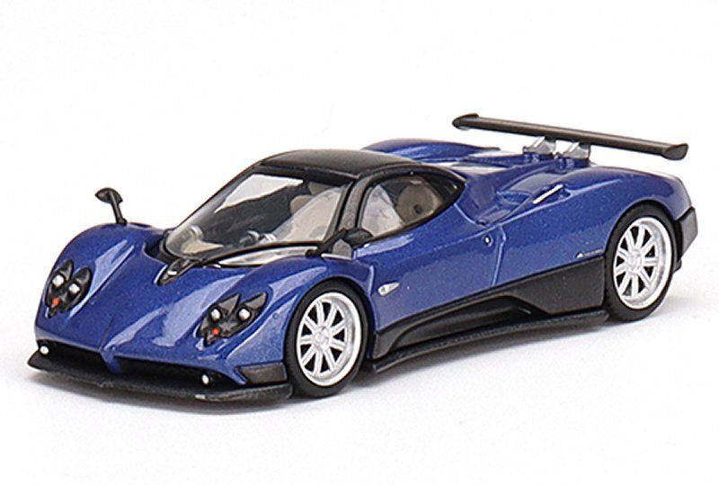 PAGANI Zonda F - blue argentina - Mini GT 1:64