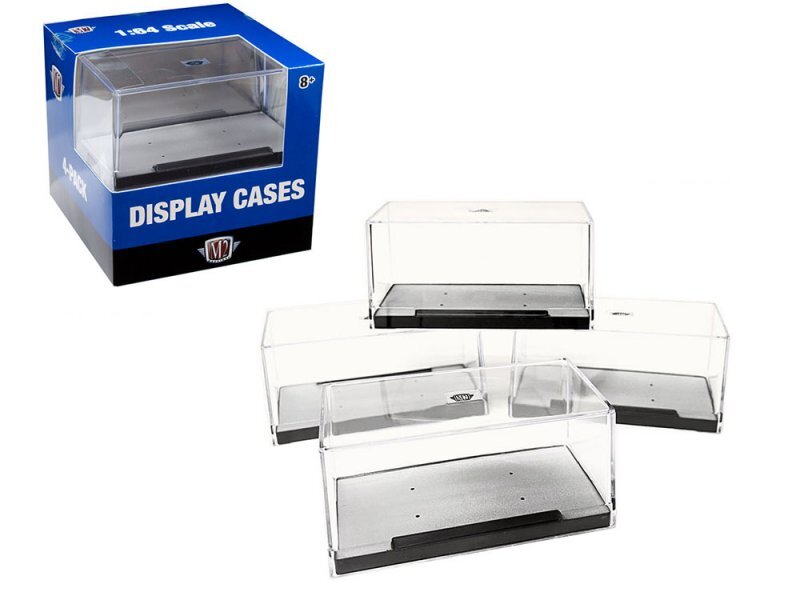Acryl DISPLAY Cases - Vitrinen Set 4 Stück / Pieces ca. 10,5x5x3 -  - M2 1:64