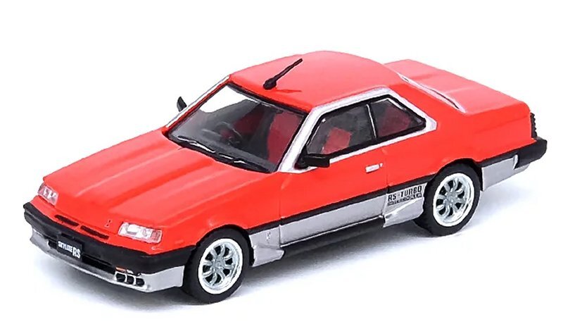 NISSAN Skyline 2000 RS-X Turbo (DR30) - red / silver - INNO 1:64