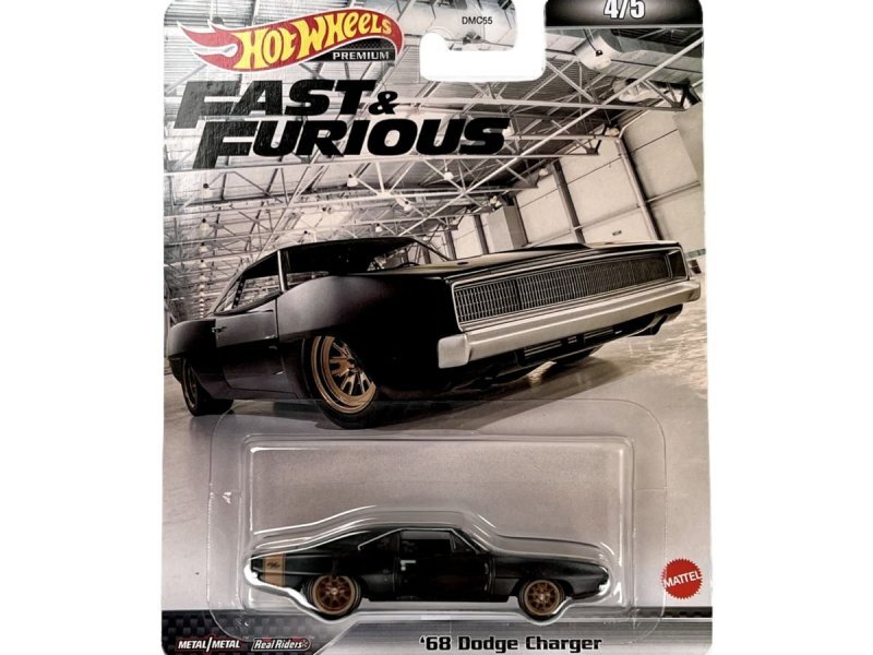 DODGE Charger - Fast & Furious - 1968 - black - Hot Wheels 1:64