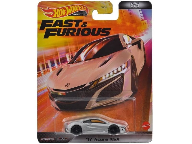 ACURA (HONDA) NSX - Fast & Furious - 2017 - silver - Hot Wheels 1:64