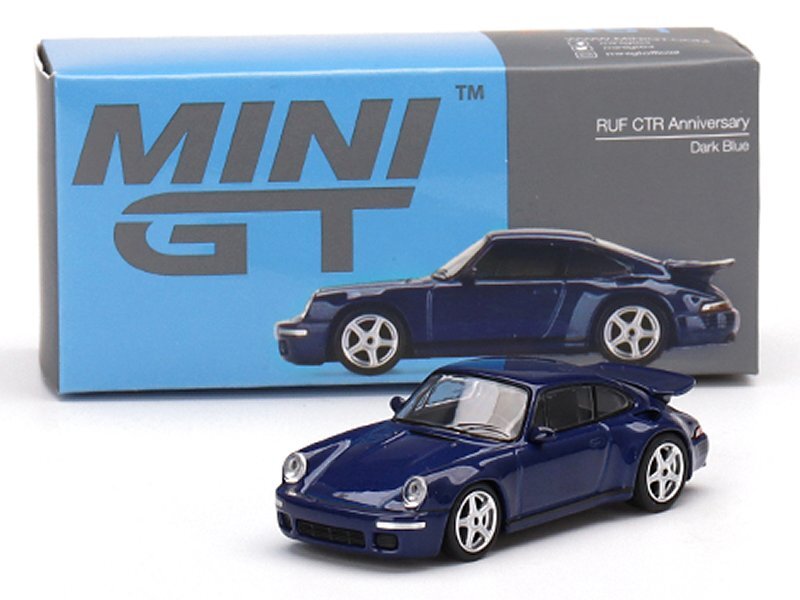 PORSCHE RUF CTR Anniversary - darkblue - Mini GT 1:64